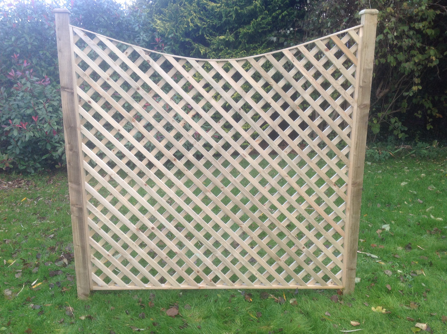 2" Concave Diamond Trellis