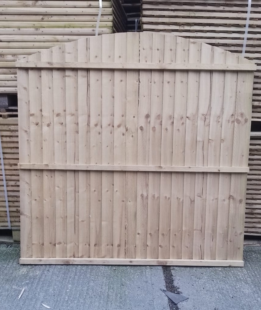 Vertical Arched Overlap Fencing