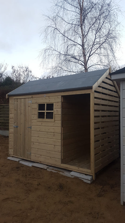 10 x 6 Log Store Shed