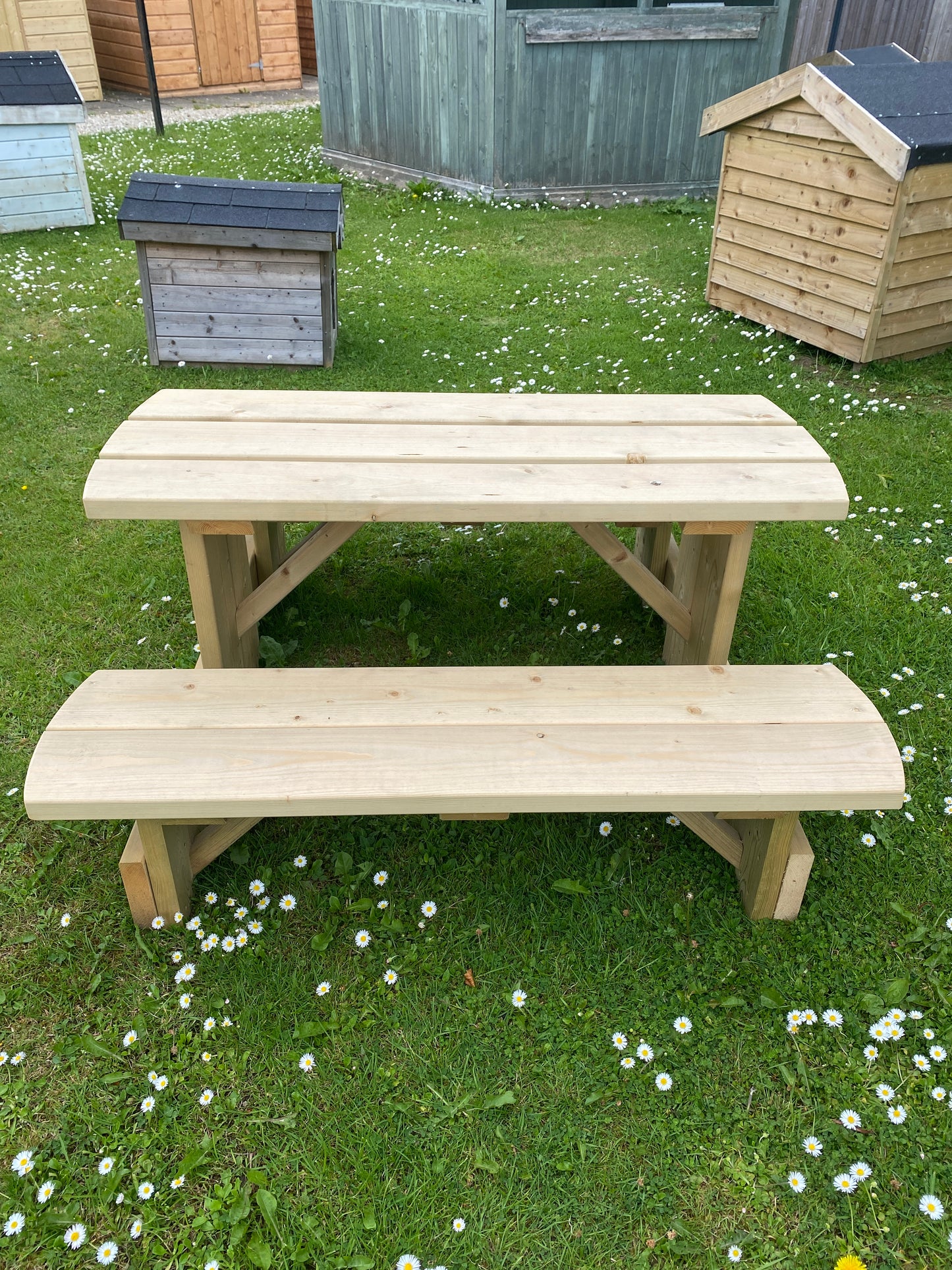 Premium Kids Wooden Picnic Bench – Fully Assembled