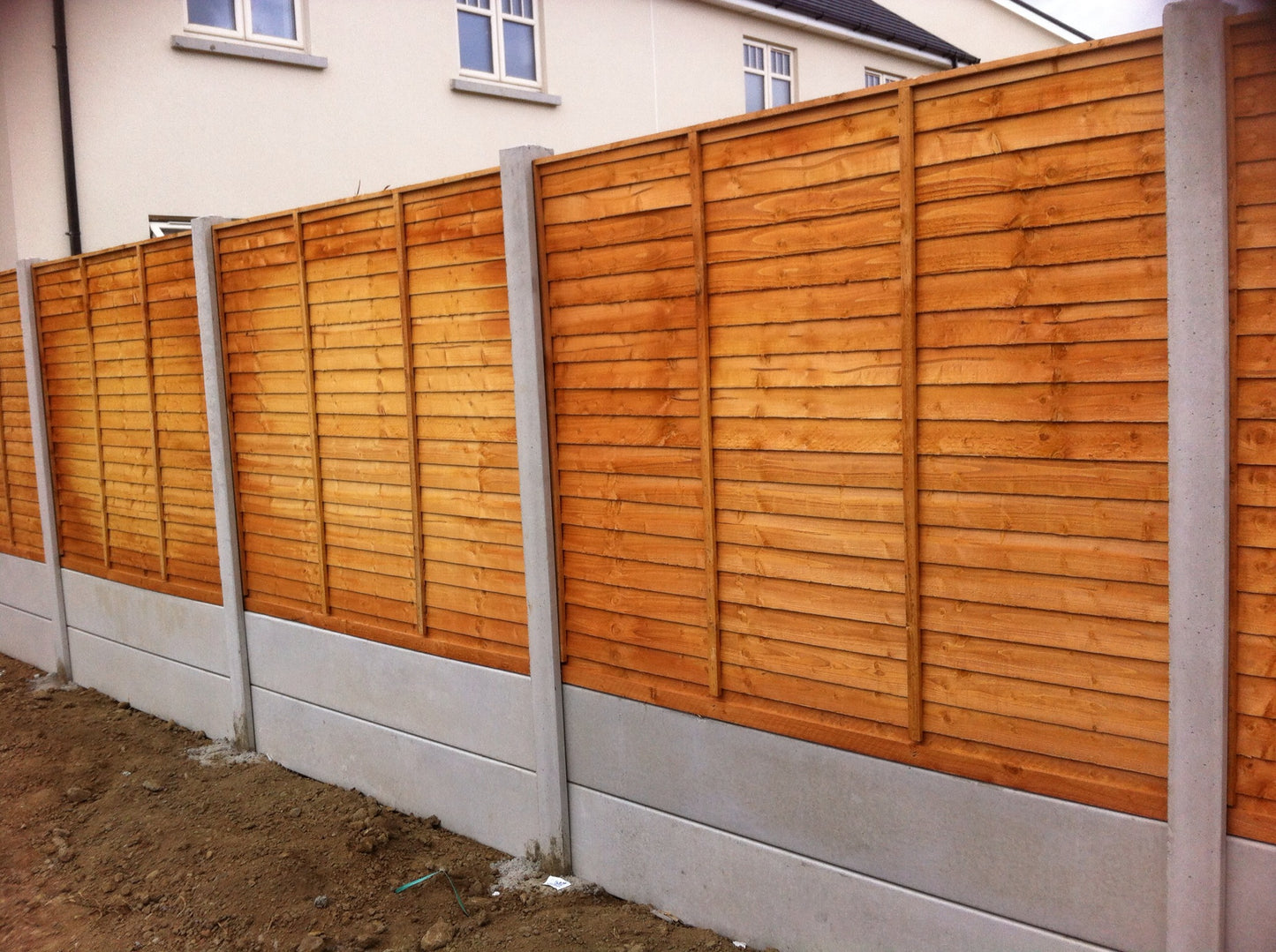 Shiplap fencing