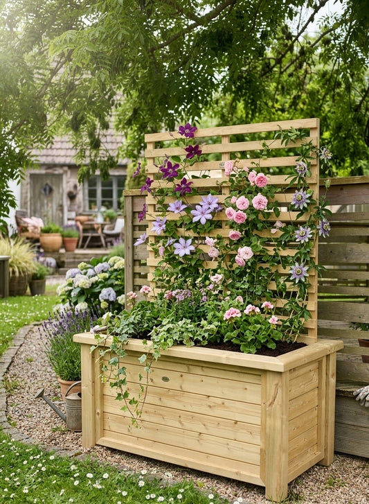 TGV Planter with Trellis