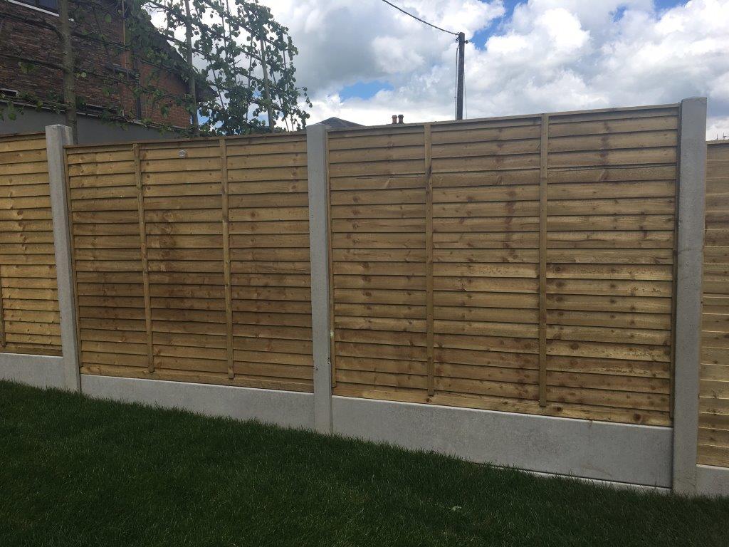 Shiplap fencing